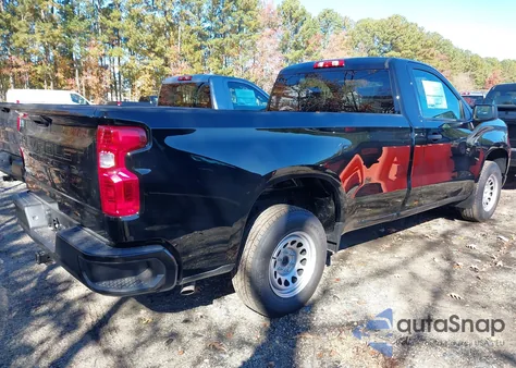 2026 Chevrolet Silverado 1500 2Wd Long Bed Wt z USA, uszkodzony, nr VIN 3GCNAAEKXTG132329